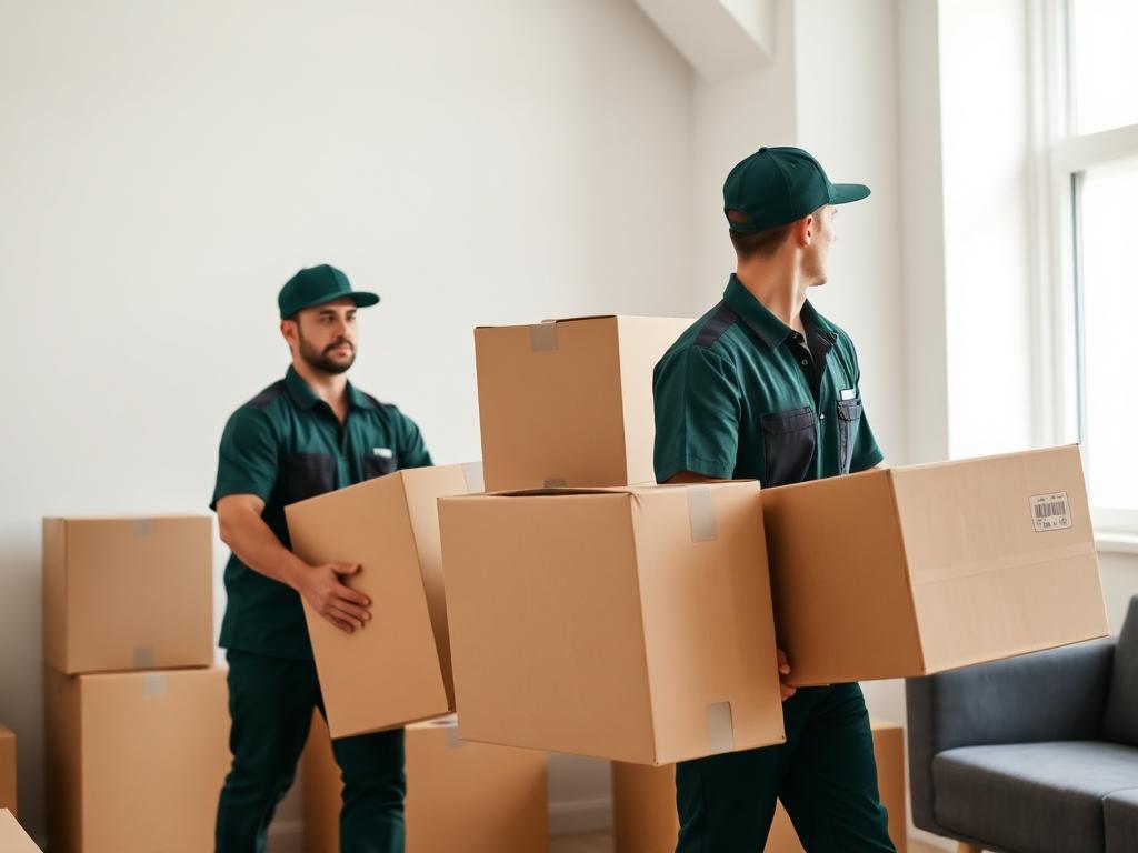 Zoomer movers carrying boxes