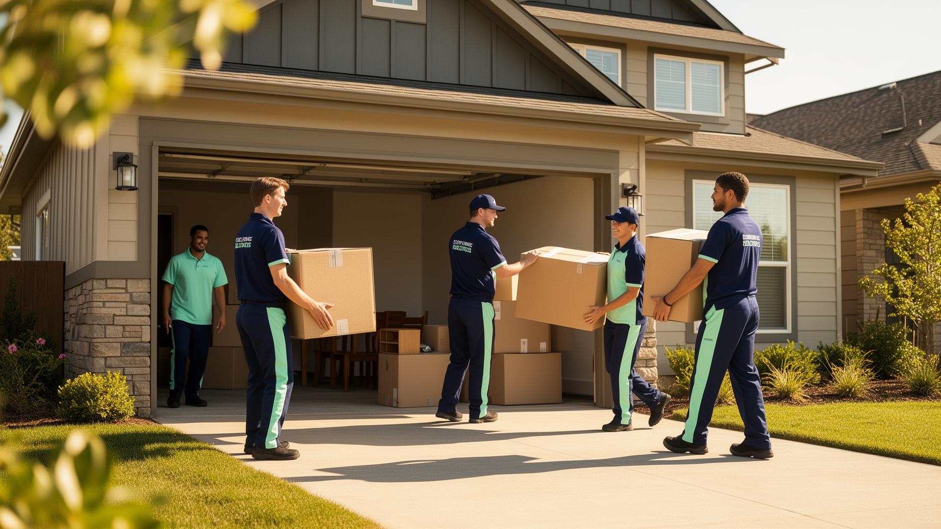 Zoomer movers carrying boxes
